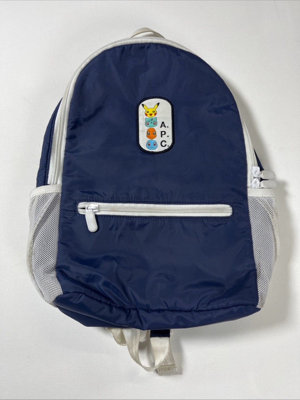 A.P.C. Pokemon Mini Backpack Collaboration Limited Edition Navy Blue Japan Paris